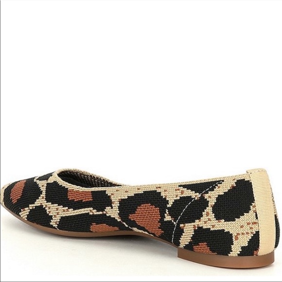 Giani Bini washable knit flats leopard print size 6.5 - Picture 2 of 5